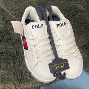 Polo by Ralph Lauren White Sneakers with Minimalist Design